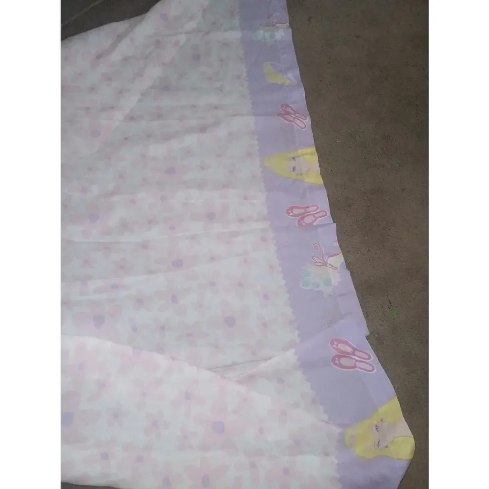 Vintage Rare Y2K 2000s Barbie Doll 2 View Blanket Twin‎ Comforter Full Sheet